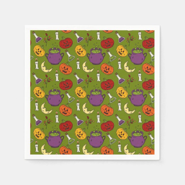 Servilleta De Papel Halloween Napkins (Anverso)