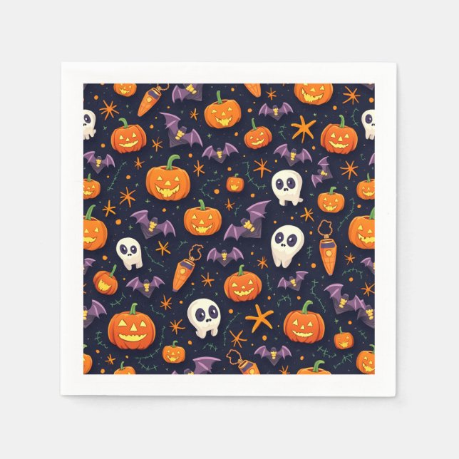 Servilleta De Papel Halloween Napkins (Anverso)