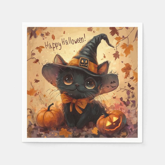 Servilleta De Papel Halloween Napkins (Anverso)