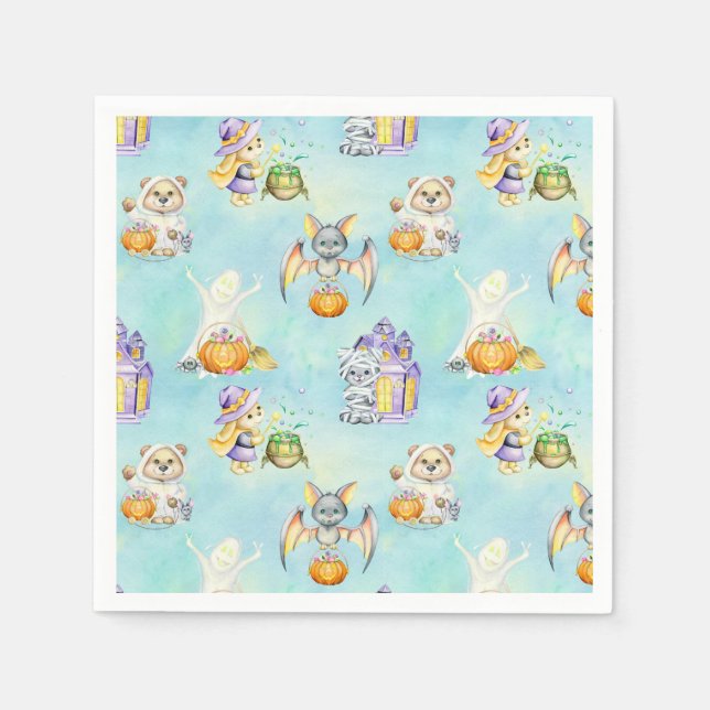 Servilleta De Papel Halloween Napkins (Anverso)