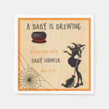 Halloween Octubre Witch Breaking Baby Shower