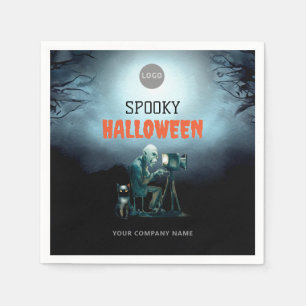 Servilleta De Papel Halloween Office Fiesta Business Scary Movie Ghoul