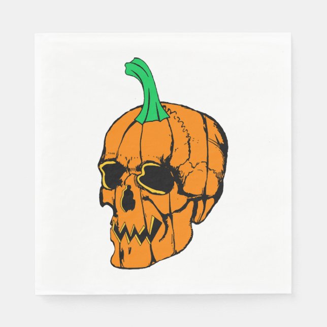 Servilleta De Papel Halloween Party Funny Halloween (Anverso)