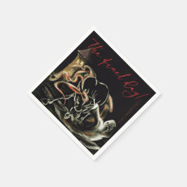 Servilleta De Papel Halloween Partyservietten mit Geisterpferd