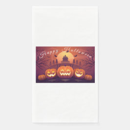 Servilleta De Papel Halloween-Partyservietten mit Kürbisdesign 