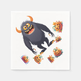 Servilleta De Papel Halloween Patttern On