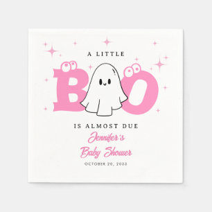 Servilleta De Papel Halloween Pequeño Boo Aburrido Chica Baby Shower