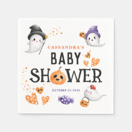 Servilleta De Papel Halloween Pequeño Boo Fantasmas de Baby Shower