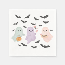 Servilleta De Papel Halloween Personalizable niños trick-or-Treat BOO
