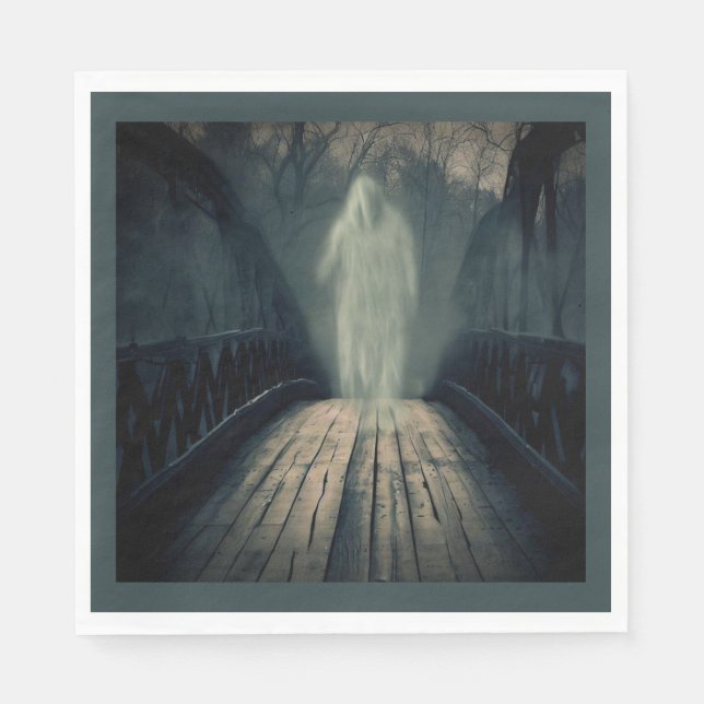 Servilleta De Papel Halloween - Puente embrujado 2 (Anverso)