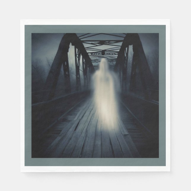 Servilleta De Papel Halloween - Puente Embrujado 3 (Anverso)