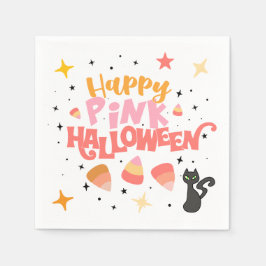 Servilleta De Papel Halloween rosa