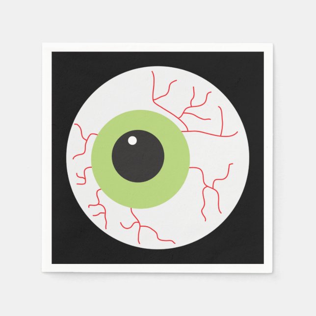Servilleta De Papel Halloween Scary Eyeball (Anverso)