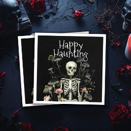 Servilleta De Papel Halloween Skeleton atormentó a Fiesta del bosque n