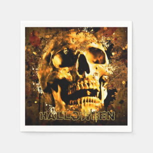 Servilleta De Papel Halloween Skull
