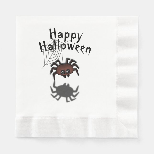 Servilleta De Papel Halloween Spider (Anverso)