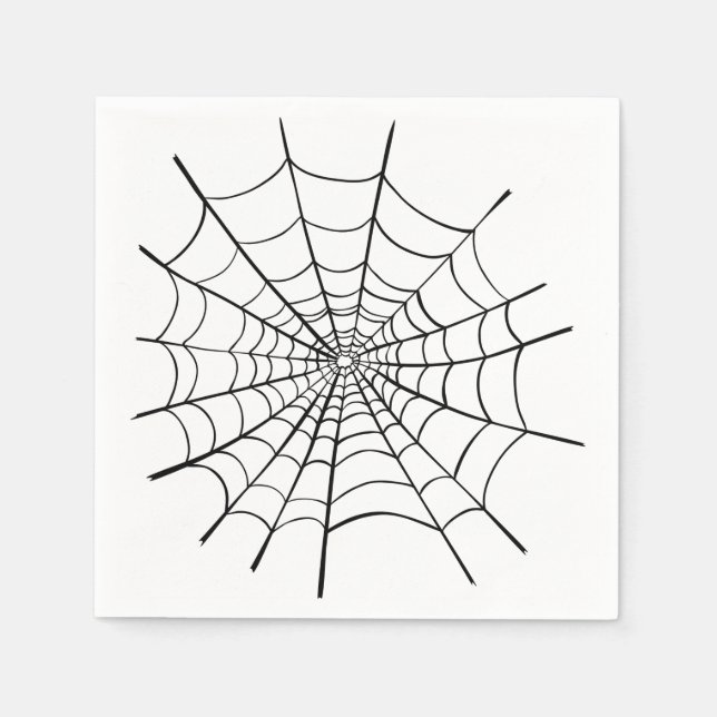 Servilleta De Papel Halloween Spider Web (Anverso)