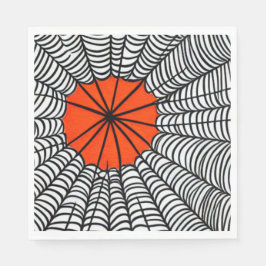 Servilleta De Papel Halloween Spider Web