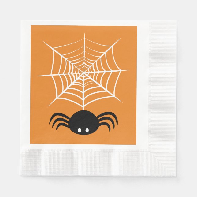 Servilleta De Papel Halloween Spider Web (Anverso)