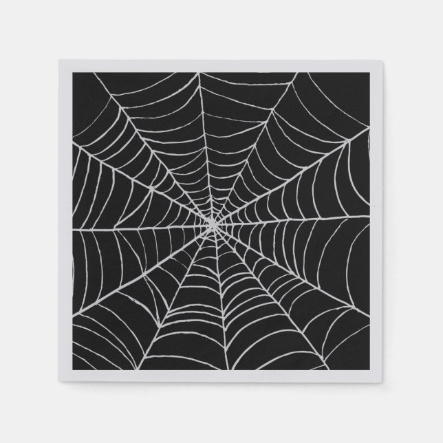 Servilleta De Papel Halloween Spiderweb (Anverso)