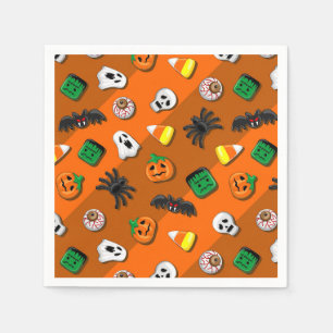 Servilleta De Papel Halloween Spooky Candies Fiesta