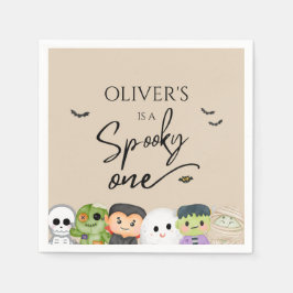 Servilleta De Papel Halloween Spooky One First Birthday