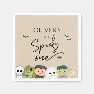 Servilleta De Papel Halloween Spooky One First Birthday