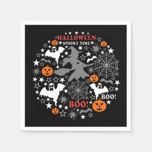 Servilleta De Papel Halloween Spooky Time