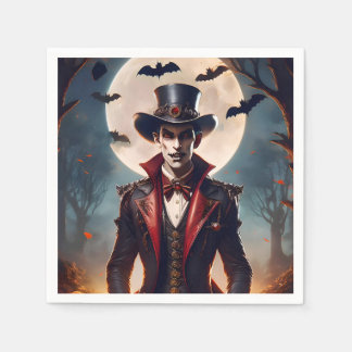 Servilleta De Papel Halloween Steampunk Gótico Zombie Vampiro