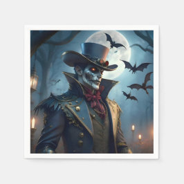 Servilleta De Papel Halloween Steampunk Sureño Gótico Zombie