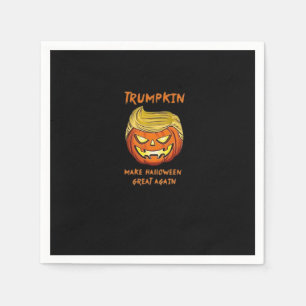 Servilleta De Papel Halloween Trumpkin Classic Funny