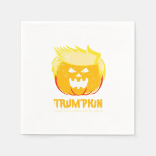 Servilleta De Papel Halloween Trumpkin Funny