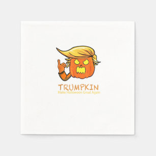 Servilleta De Papel Halloween Trumpkin Funny - Diseño de Disfraces Clá