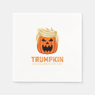 Servilleta De Papel Halloween Trumpkin Funny - Escándalo paródico espe