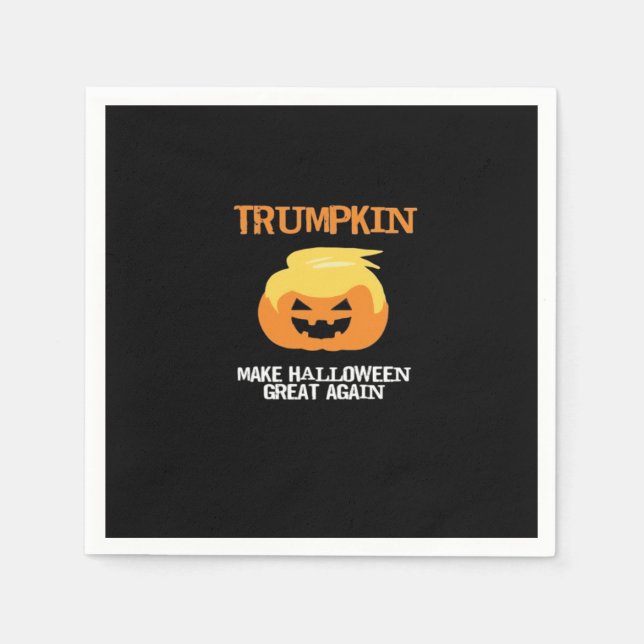 Servilleta De Papel Halloween Trumpkin V3 (Anverso)