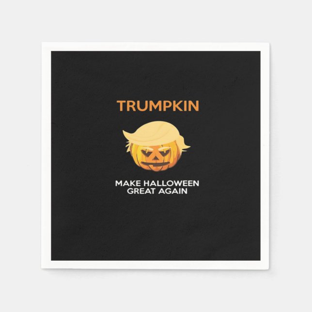 Servilleta De Papel Halloween Trumpkin V4 (Anverso)