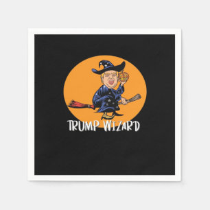 Servilleta De Papel Halloween Ttrump Wizard Funny Classic