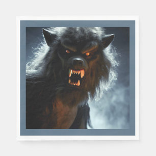 Servilleta De Papel Halloween - Werewolf 1