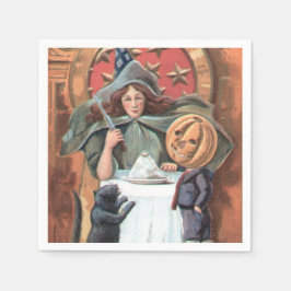 Servilleta De Papel Halloween Witch Holiday papel servilletas
