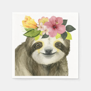 Servilleta De Papel Halo tropical   Sweet Sloth