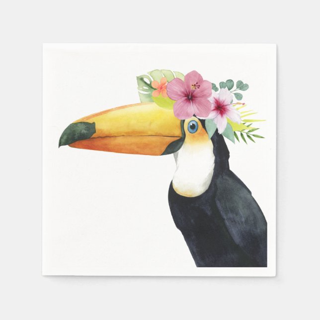 Servilleta De Papel Halo tropical - Toucan (Anverso)