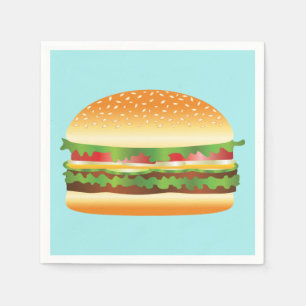 Servilleta De Papel Hamburguesa