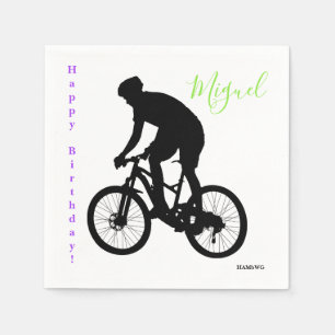 Servilleta De Papel HAMbWG - Napkin personalizado - ciclista
