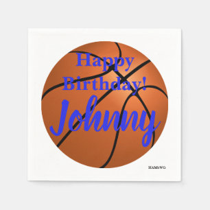 Servilleta De Papel HAMbWG - Napkin personalizado del baloncesto
