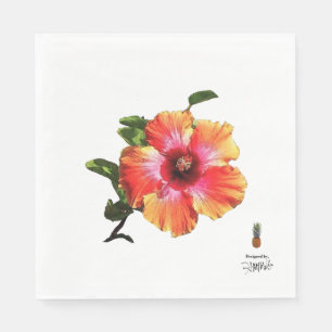 Servilleta De Papel HAMbyWG Hawaiin Hibiscus Flower