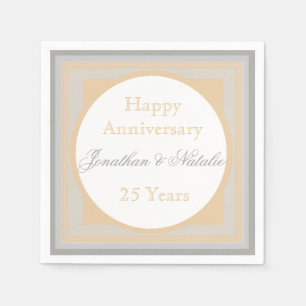 Servilleta De Papel HAMbyWG - Napkin de papel - Borgoña con Medallón