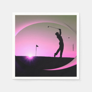 Servilleta De Papel HAMbyWhiteGlove - Papel Napkin - Golfing