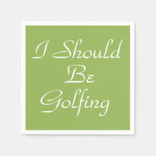 Servilleta De Papel HAMbyWhiteGlove - Papel Napkin - Golfing