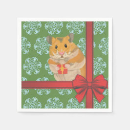 Servilleta De Papel Hammy Navidades Navidades Hamster