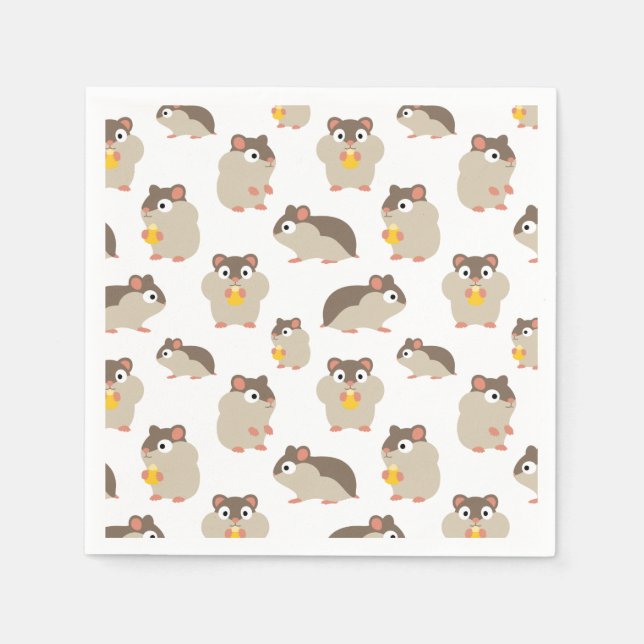 Servilleta De Papel Hamsters (Anverso)